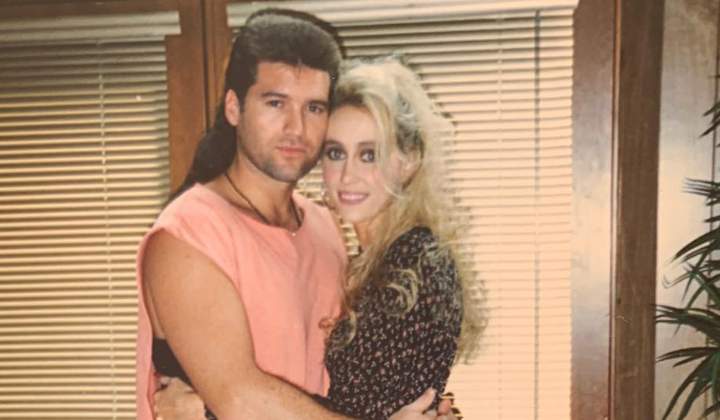 Tish Cyrus with Billy Ray Cyrus after the divorce